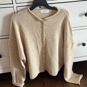 CJLA Ellie cardigan cream